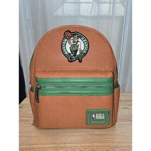 Loungefly NBA Boston Celtics Basketball Logo Mini Backpack